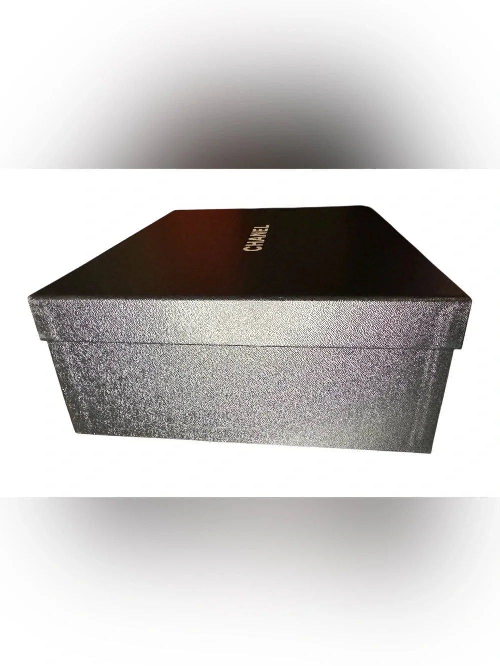 CHANEL Black Empty Shoe and Gift Box